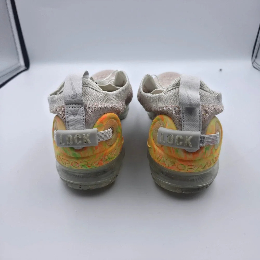 Nike Air VaporMax 2020 Flyknit 6Y Oatmeal Light Bone CJ4069-005 FastFit Running